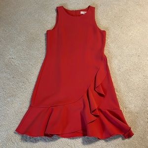 Beautiful ruffle fall dress